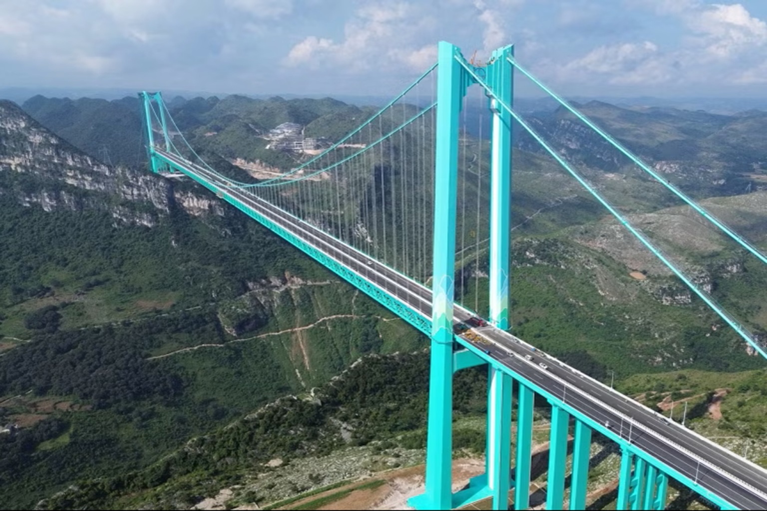 Bridge loan concept showing financial gap between two stages